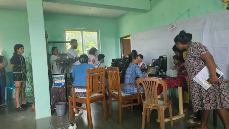 Aadhar enrolment/correction camp organized along with Special drive of Agriculture department at Village Panachayat Camorlim Salcete.