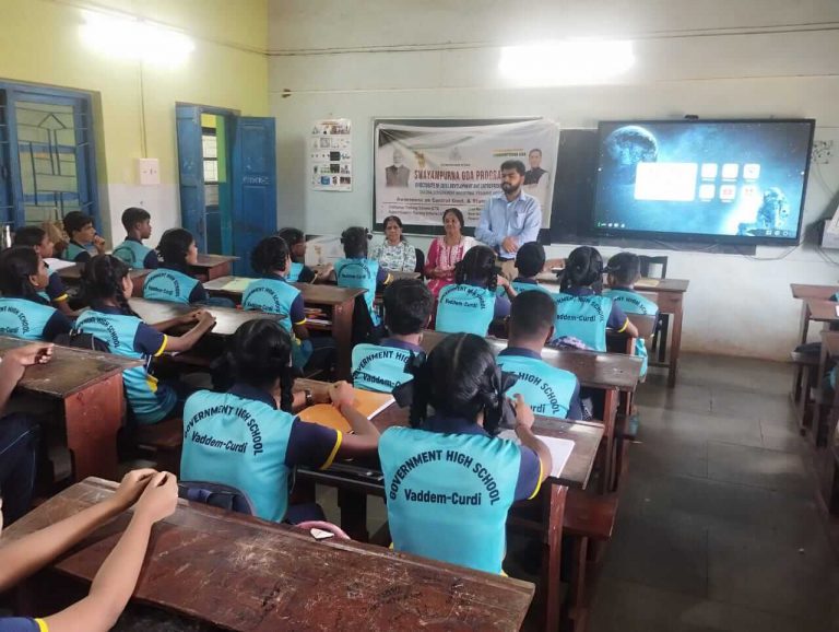 Skill development by Principal of ITI Kakoda Curchorem