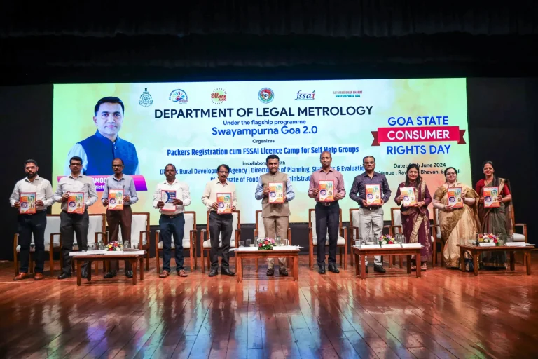 Celebration of State Consumer Rights Day with a Packers Registration-cum-FSSAI licence camp for self help groups.