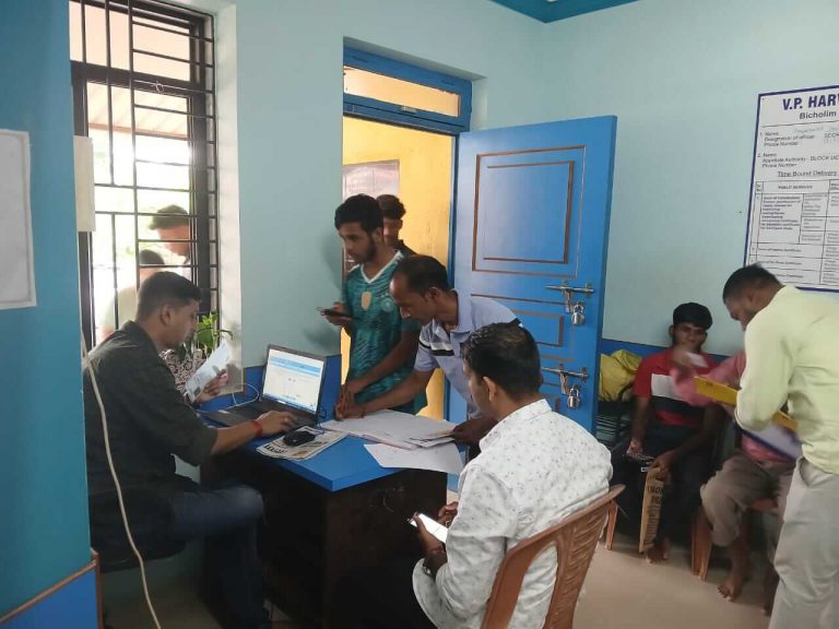 Transport Department special Drive Village Panchayat Harvalem
