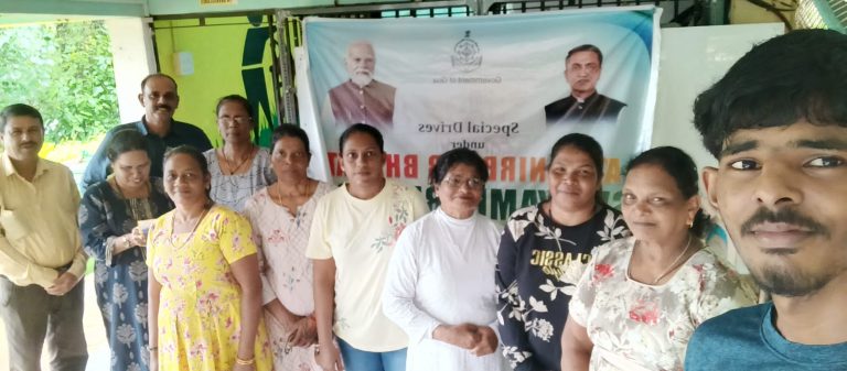 Special drives by Goa State SC & OBC Finance & Development Corp.Ltd. Under Swayampurna Goa Programm at V.P.Rachol